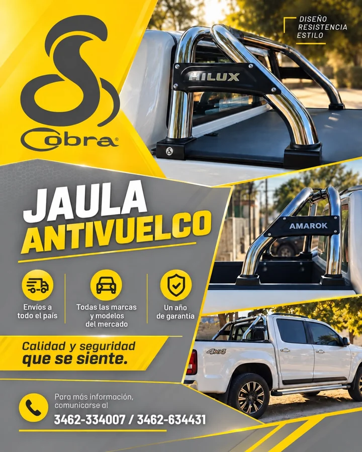 Cobra Equipamientos: Jaula antivuelco
