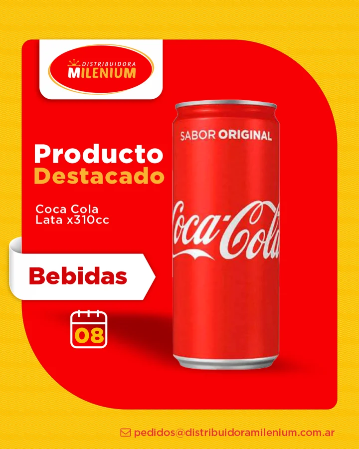 Distribuidora Milenium: Producto destacado · Coca-Cola